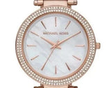 Michael Kors Darci Quartz Mother of Pearl White Dial Rose Gold Mesh Bracelet Watch For Women - MK4519