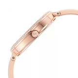 Michael Kors Jaryn Analog Rose Gold Dial Pink Steel Strap Watch For Women - MK4545