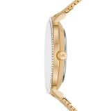 Michael Kors Pyper Quartz Mother of Pearl White Dial Gold Mesh Bracelet Watch For Women - MK4619