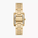 Michael Kors Emery Three-Hand Crystals Silver Dial Gold Steel Strap Watch for Women - MK4640