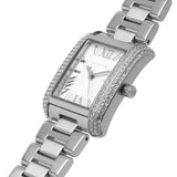 Michael Kors Emery Three-Hand Crystals White Dial Silver Steel Strap Watch for Women - MK4642