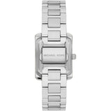 Michael Kors Emery Three-Hand Crystals White Dial Silver Steel Strap Watch for Women - MK4642