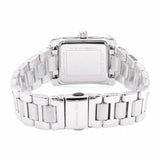 Michael Kors Emery Three-Hand Crystals White Dial Silver Steel Strap Watch for Women - MK4642