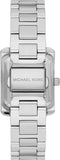 Michael Kors Emery Three-Hand Crystals White Dial Silver Steel Strap Watch for Women - MK4642