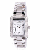 Michael Kors Emery Three-Hand Crystals White Dial Silver Steel Strap Watch for Women - MK4642