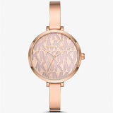 Michael Kors Naia Quartz Rose Gold Dial Rose Gold Steel Strap Watch for Women - MK4679