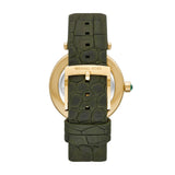 Michael Kors Parker Green Dial Green Leather Strap Watch For Women - MK4724