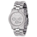 Michael Kors Runway Silver Dial Silver Steel Strap Watch for Women - MK5076