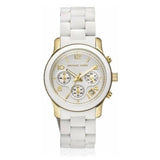 Michael Kors Runway White Dial White Steel Strap Watch for Women - MK5145