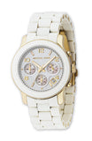 Michael Kors Runway White Dial White Steel Strap Watch for Women - MK5145