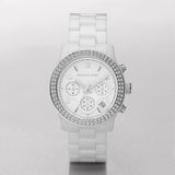 Michael Kors Runway White Dial White Steel Strap Watch for Women - MK5188