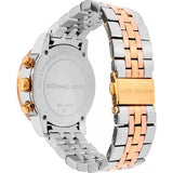 Michael Kors Ritz White Dial Two Tone Steel Strap Watch for Women - MK5650