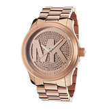 Michael Kors Runway Rose Gold Dial Rose Gold Steel Strap Watch for Women - MK5661