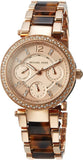 Michael Kors Parker Gold Dial Two Tone Steel Strap Watch for Women - MK5841