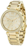 Michael Kors Parker Gold Dial Gold Steel Strap Watch for Women - MK5856