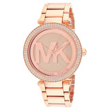 Michael Kors Parker Rose Gold Dial Rose Gold Steel Strap Watch for Women - MK5865