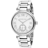 Michael Kors Skylar Silver Dial Silver Steel Strap Watch for Women - MK5866