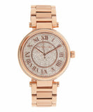 Michael Kors Skylar Rose Gold Dial Rose Gold Steel Strap Watch for Women - MK5868