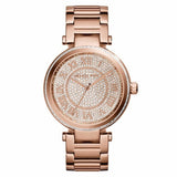 Michael Kors Skylar Rose Gold Dial Rose Gold Steel Strap Watch for Women - MK5868