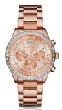 Michael Kors Brinkley Rose Gold Dial Rose Gold Steel Strap Watch for Women - MK6204