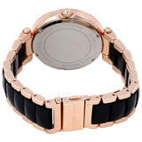 Michael Kors Parker Mother of Pearl Black Dial Two Tone Steel Strap Watch for Women - MK6414