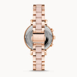 Michael Kors Sofie Chronograph Rose Gold Dial Rose Gold Steel Strap Watch For Women - MK6560