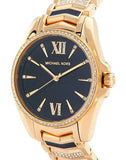 Michael Kors Whitney Quartz Black Dial Two Tone Steel Strap  Watch For Women - MK6743