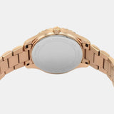 Michael Kors Layton Three Hand Pink Dial Rose Gold Steel Strap Watch For Women - MK6848