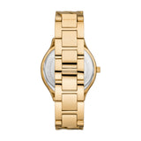 Michael Kors Tibby Multifunction Gold Dial Gold Steel Strap Watch For Women - MK7292