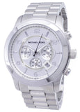 Michael Kors Runway Silver Dial Silver Steel Strap Watch for Men- MK8086