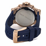 Michael Kors Dylan Blue Dial Blue Rubber Strap Watch for Men - MK8295