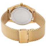 Michael Kors Slim Runway Quartz Gold Dial Gold Mesh Bracelet Watch For Women - MK8625