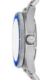 Michael Kors Maritime Three-Hand Blue Dial Silver Steel Strap Watch for Men - MK9160