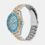 Michael Kors Maritime Three-Hand Blue Dial Two Tone Steel Strap Watch for Men - MK9169