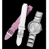 Guess Montage Quartz Silver Dial Silver Steel Strap Watch For Women - GW0588L2