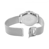 Calvin Klein City Chronograph White Dial Silver Mesh Bracelet Watch for Men - K2G2G126