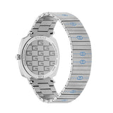 Gucci Grip Quartz Silver Dial Silver Steel Strap Watch For Women - YA157437