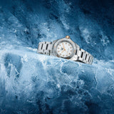 Tag Heuer Aquaracer Professional 200 Quartz Diamonds White Dial Silver Steel Strap Watch for Women - WBP1450.BA0622