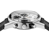 Tag Heuer Carrera Chronograph 60th Anniversary Silver Dial Black Leather Strap Watch for Men - CBK221H.FC8317