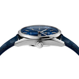 Tag Heuer Carrera Day Date Blue Dial Blue Leather Strap Watch for Men - WBN2012.FC6502