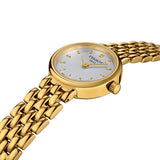 Tissot T Lady Lovely Silver Dial Gold Steel Strap Watch For Women - T058.009.33.031.00