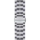 Tissot Luxury Powermatic 80 Grey Dial Silver Steel Strap Watch for Men - T086.407.11.061.00