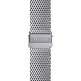 Tissot PR 100 Chronograph White Dial Silver Mesh Bracelet Watch For Men - T101.417.11.031.02