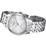 Tissot T Classic T One Automatic Silver Dial Silver Steel Strap Watch For Men - T038.430.11.037.00