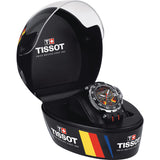 Tissot T Race Chronograph Stefan Bradl Special Edition Black Dial Black Rubber Strap Watch for Men - T092.417.27.057.02