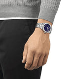 Tissot PR 100 Sport Blue Dial Silver Steel Strap Watch For Men - T101.610.11.041.00