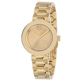 Movado Bold Gold Dial Gold Steel Strap Watch For Women - 3600382