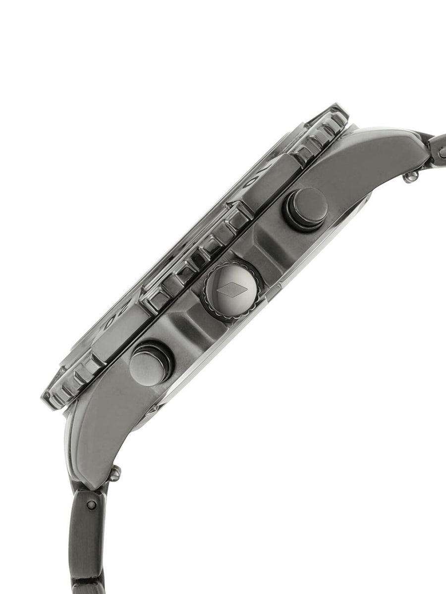 Fossil Garrett Chronograph Grey Dial Grey Steel Strap Watch for Men - FS5621