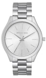 Michael Kors Slim Runway Silver Dial Silver Steel Strap Watch For Women - MK4502