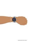 Guess Genesis Quartz Blue Dial Blue Silicone Strap Watch For Men - W1254G3